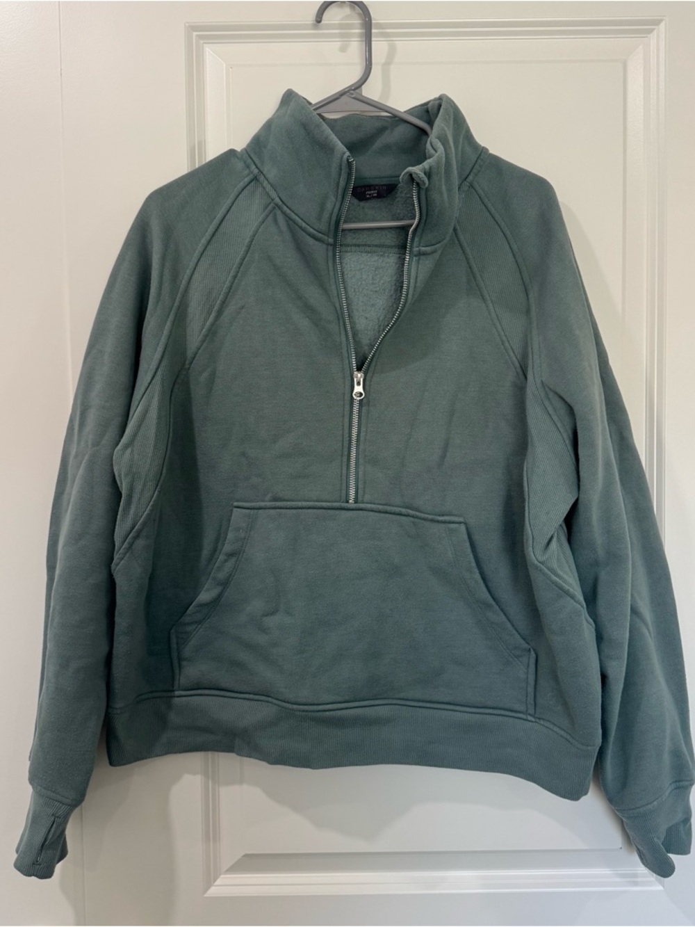 Half-Zip Pullover Sweatshirt - Green